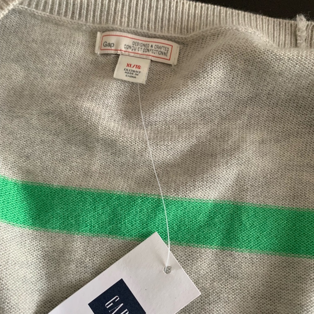 Brand new tags on Gap striped cardigan